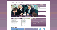 Desktop Screenshot of oneresolve.ie