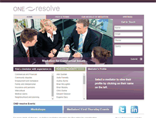Tablet Screenshot of oneresolve.ie